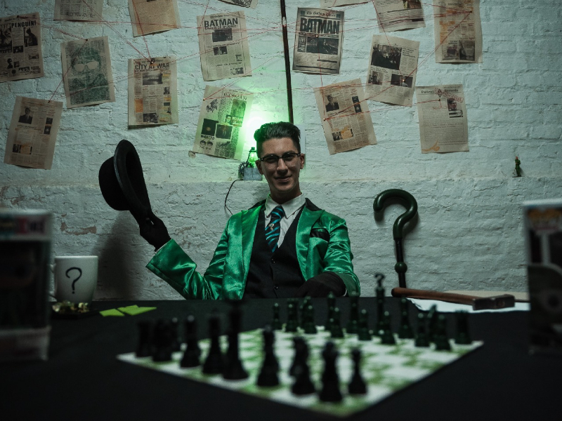 acertijo riddler cosplayer rosario santa fe