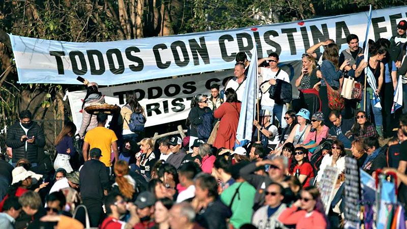 Apoyo a Cristina Kirchner