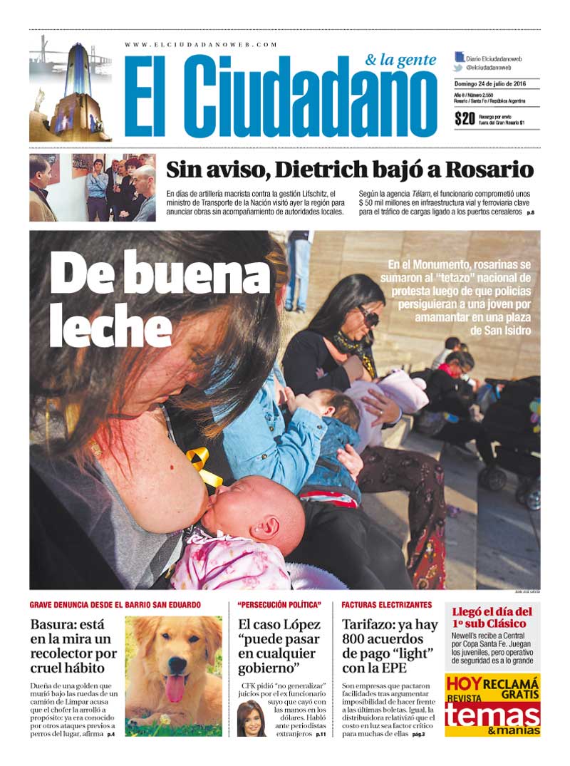 Tapa Cuerpo Diario El Ciudadano Y La Región 5033