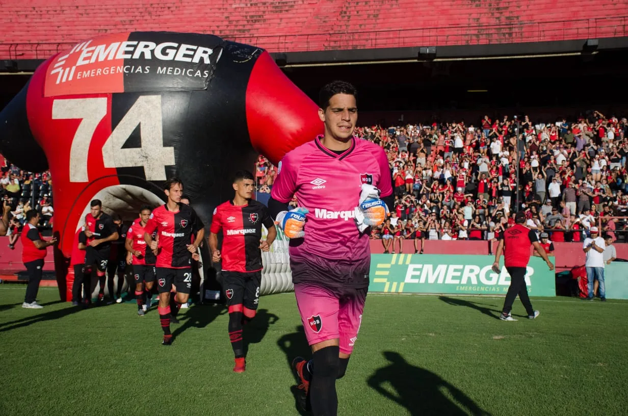 Alan Aguerre, el mejor del amistoso ante Vélez