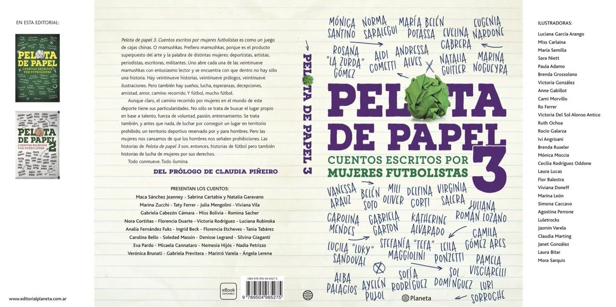 La tercera edición del libro Pelota de Papel es de ellas y llega a Rosario