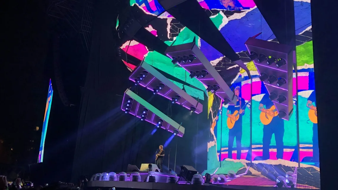 El biorrecital de Ed Sheeran se energizó con biodiésel realizado en Santa Fe