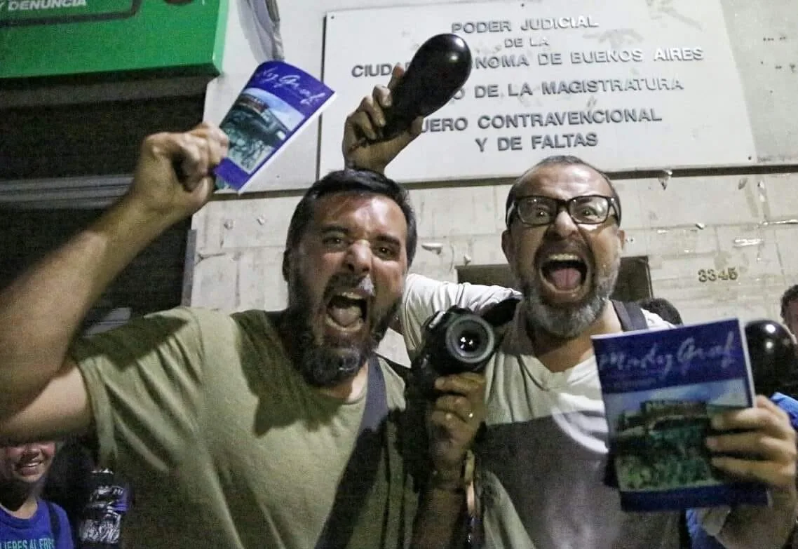 Liberaron a los fotógrafos detenidos durante la represión en el “Cuadernazo”