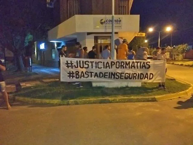 Vecinos de María Susana pidieron Justicia por el crimen de un joven
