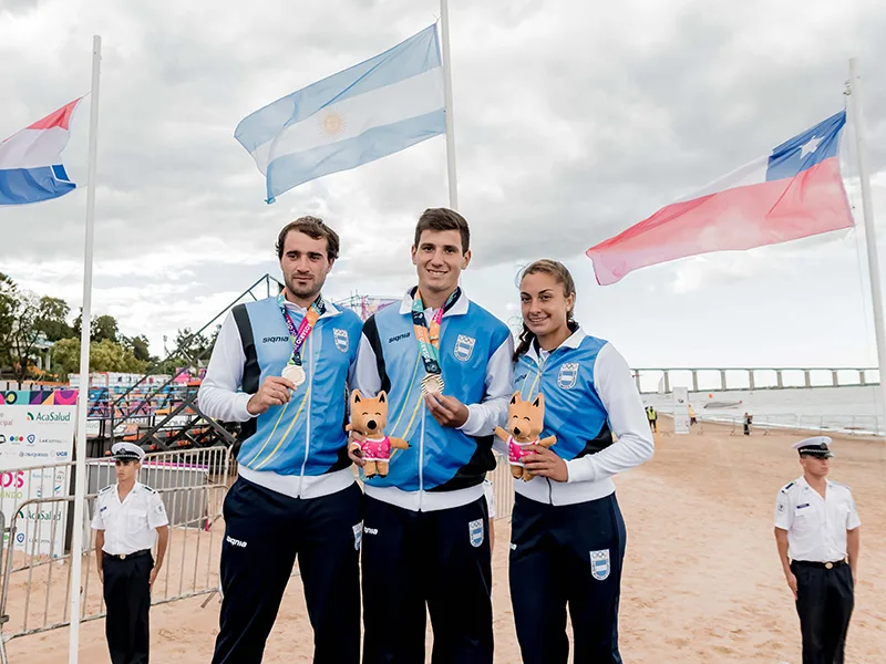 Es agua dulce: dos de oro, una plateada y otra de bronce para la Argentina