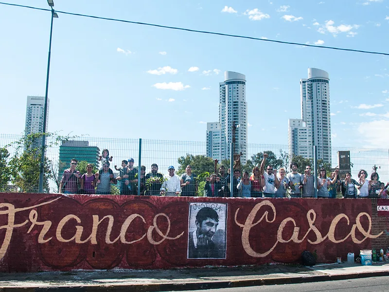 Exhumaron por segunda vez los restos de Franco Casco