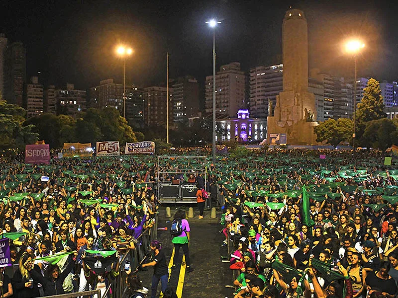 Empoderadas: fuerza para marcar la cancha en un reclamo teñido de verde
