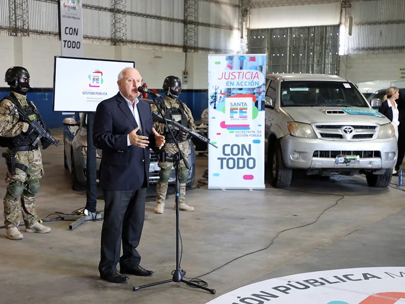 La provincia subasta 27 vehículos decomisados a bandas delictivas