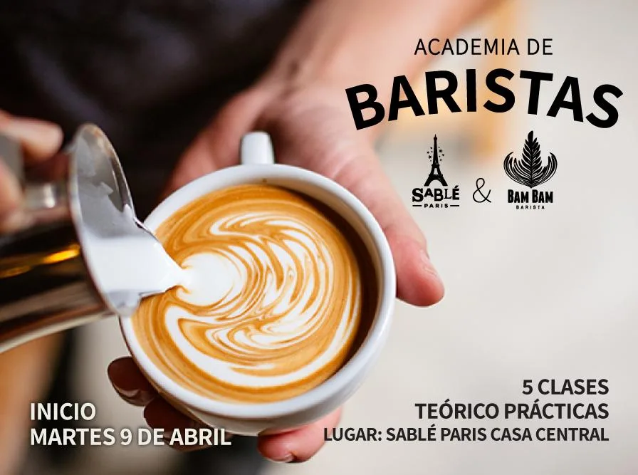 Cadena de cafetería Sablé París lanza la primera academia de baristas de Rosario