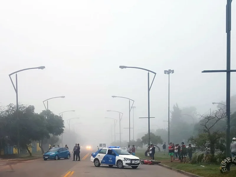 Accidente fatal en la zona norte: un motociclista murió al chocar contra un auto