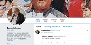 Increíble intercambio de tuits entre Juvenal Olmos y un fake de Eduardo López