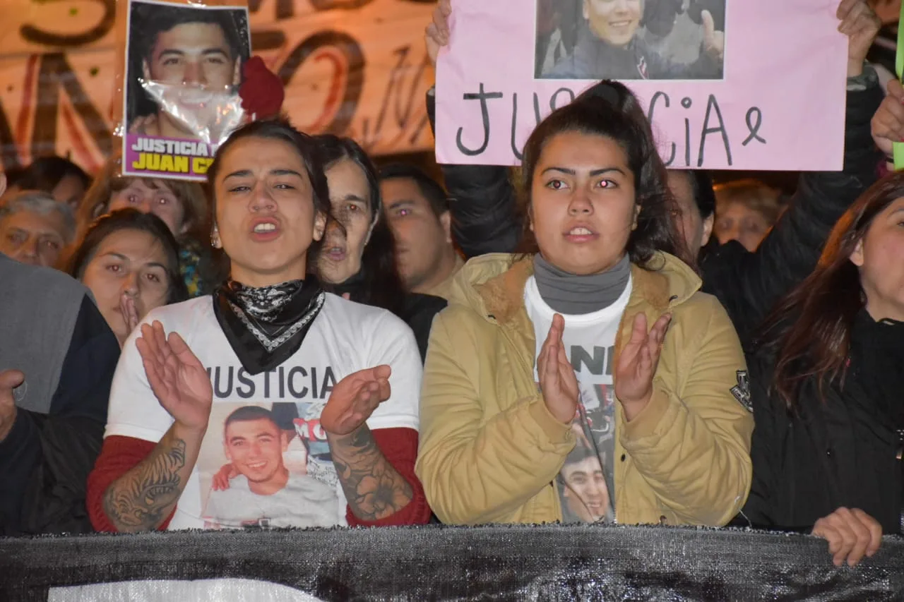 Pedido de justicia en Capitán Bermúdez por la muerte de Juan Cruz Vitali