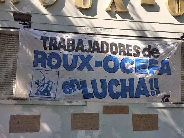 Los trabajadores recuperaron el laboratorio Roux-Ocefa