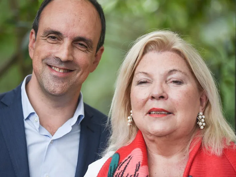 Lilita Carrió, de gira por Santa Fe, para apoyar a los candidatos de Cambiemos