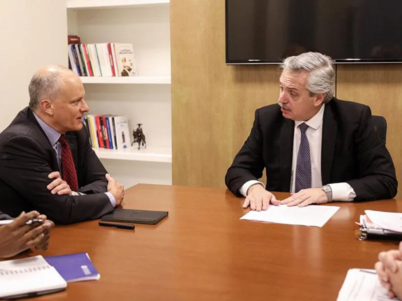 Alberto Fernández le pidió al FMI "reformular los acuerdos" contraídos por Macri
