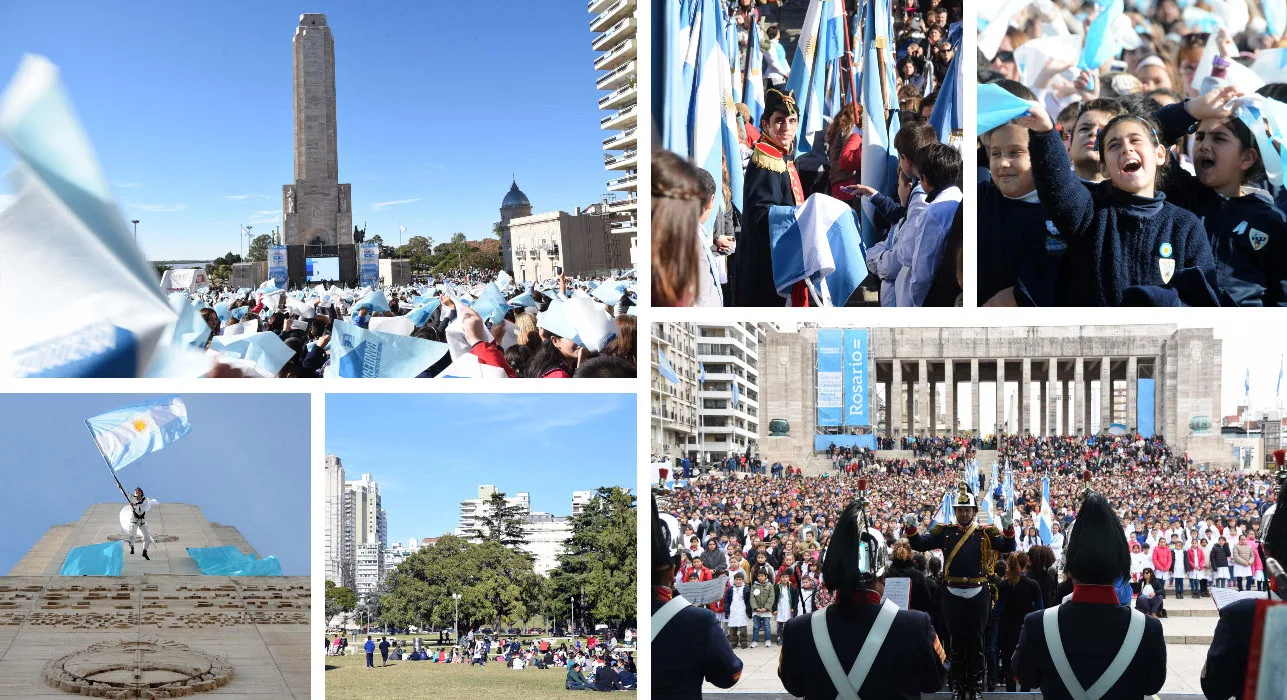 La promesa de Lealtad a la bandera trae chicos de todo el país a Rosario