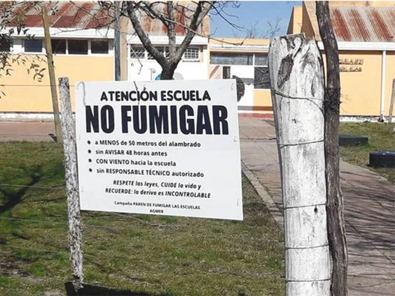 Chernobyl argentino: más de 5.000 escuelas rurales fumigadas