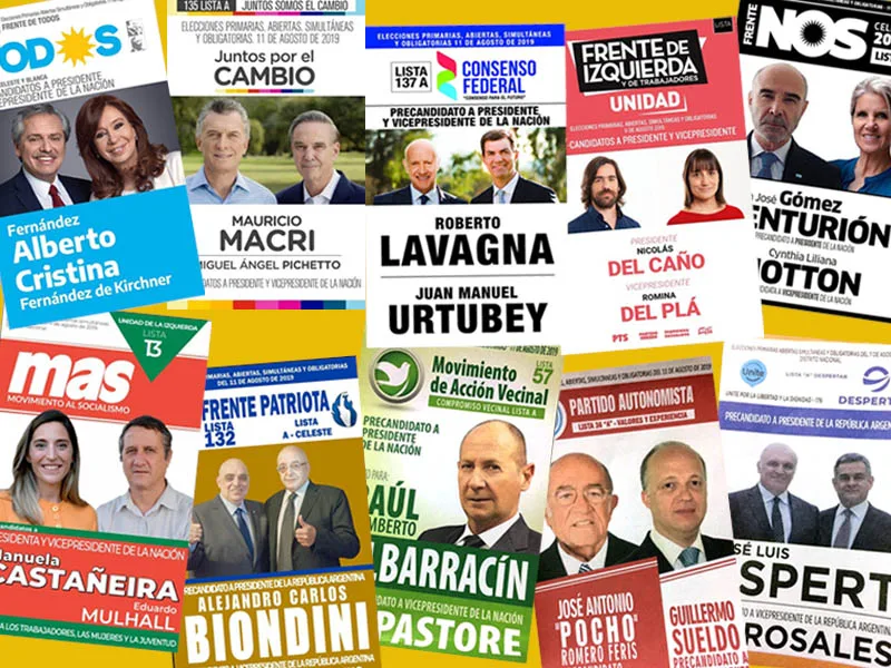 Una por una, todas las boletas de los precandidatos a presidente
