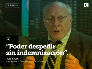 “Necesitamos poder despedir sin causa a empleados en las industrias y comercios"