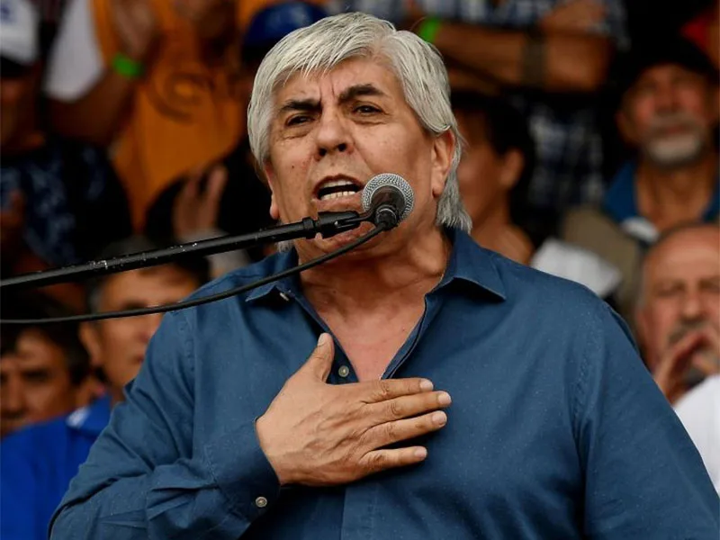 Moyano habló de una posible "trampa" electoral del gobierno "para no irse"