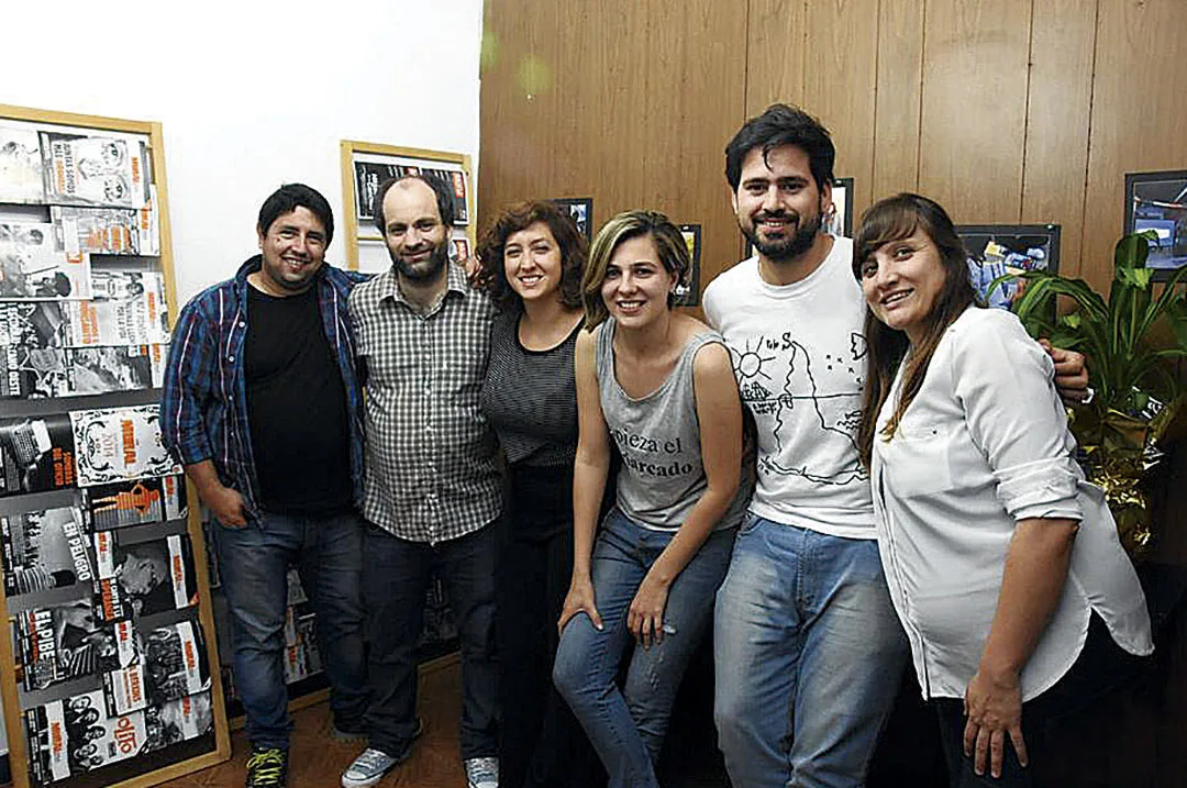 Mural Comunicación: apuesta a la autogestión  y el cooperativismo  en el interior del interior