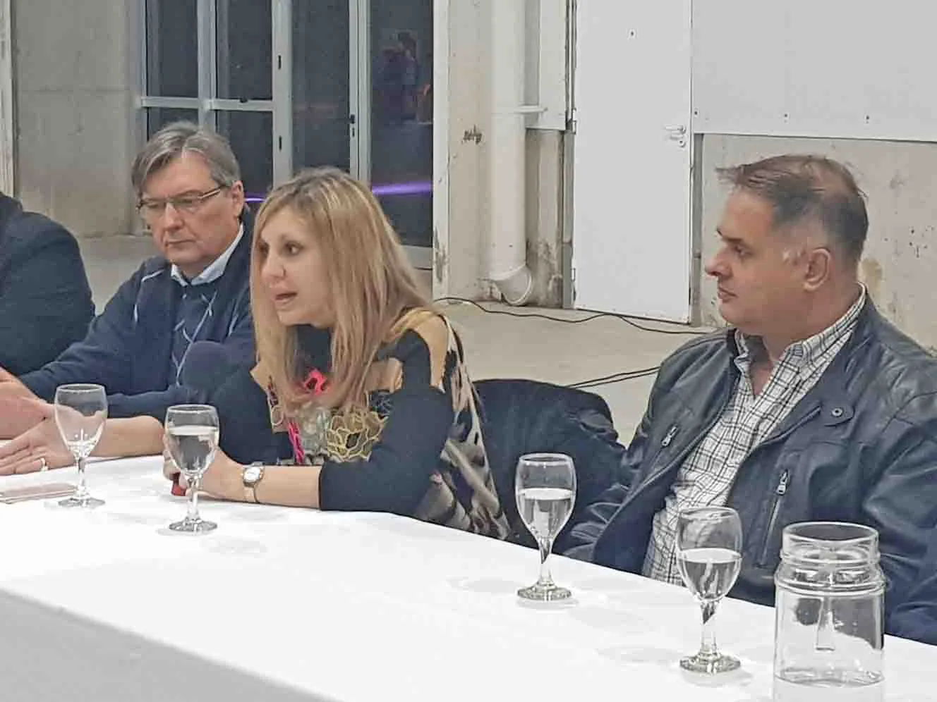 La senadora Sacnun se reunió con empresarios del Parque Industrial de Alvear