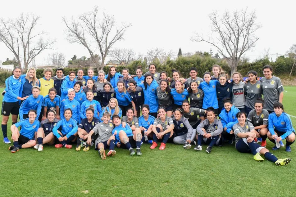 Central y Boca jugaron un partido amistoso en Baigorria