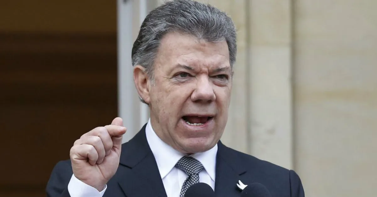 Ex presidente colombiano Santos pidió mano dura con los desertores de las Farc
