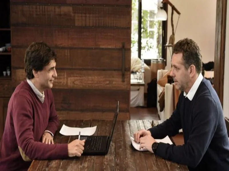 Tras su designación, Hernán Lacunza se reunió con Guido Sandleris