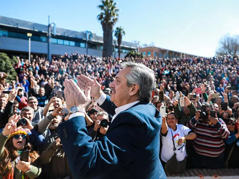 Alberto Fernández prepara su cierre de campaña en Rosario