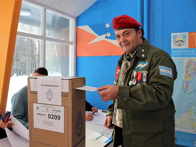 Un voto simbólico con domicilio en Malvinas