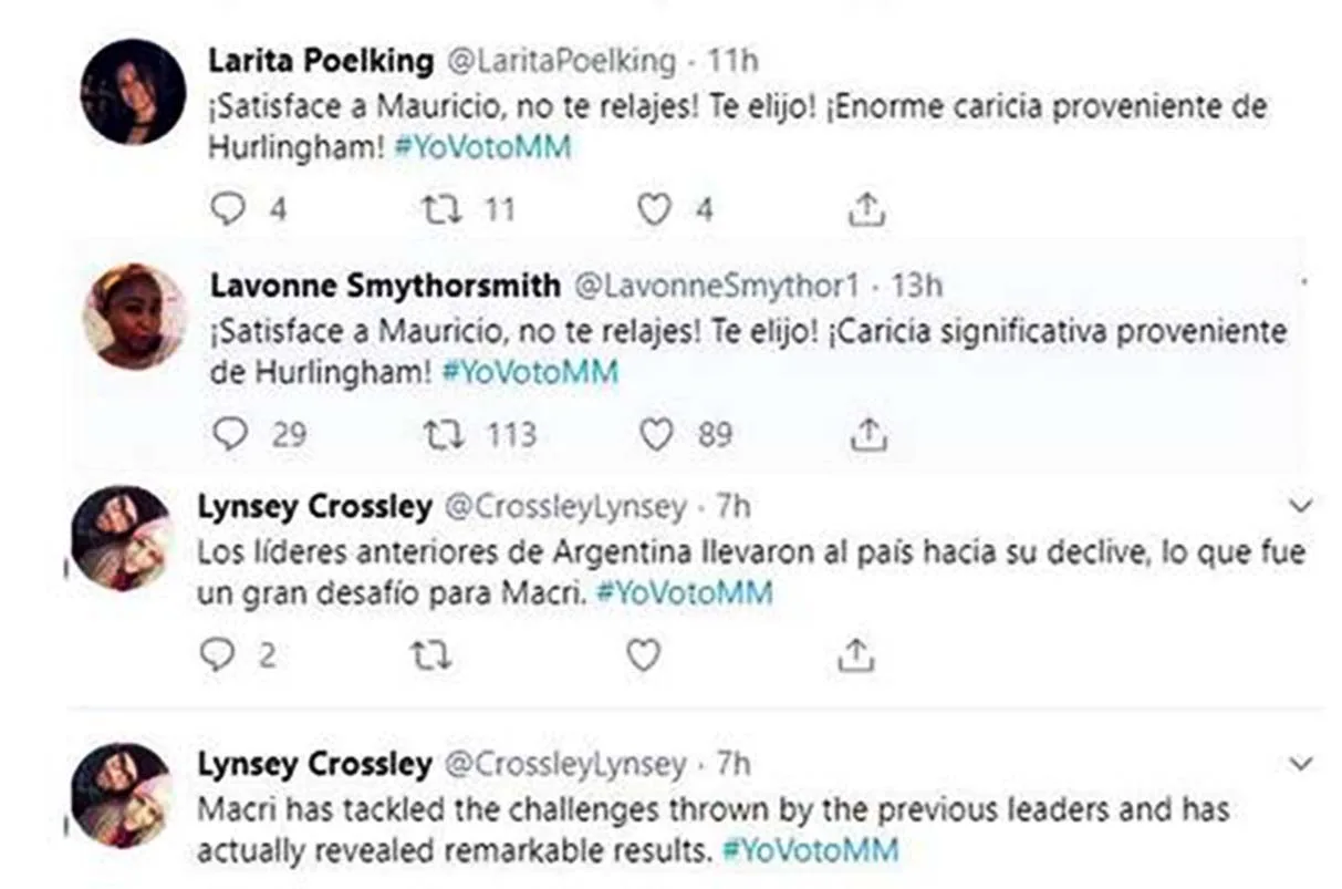 Cambiemos usó cuentas falsas para apoyar a Macri en las redes