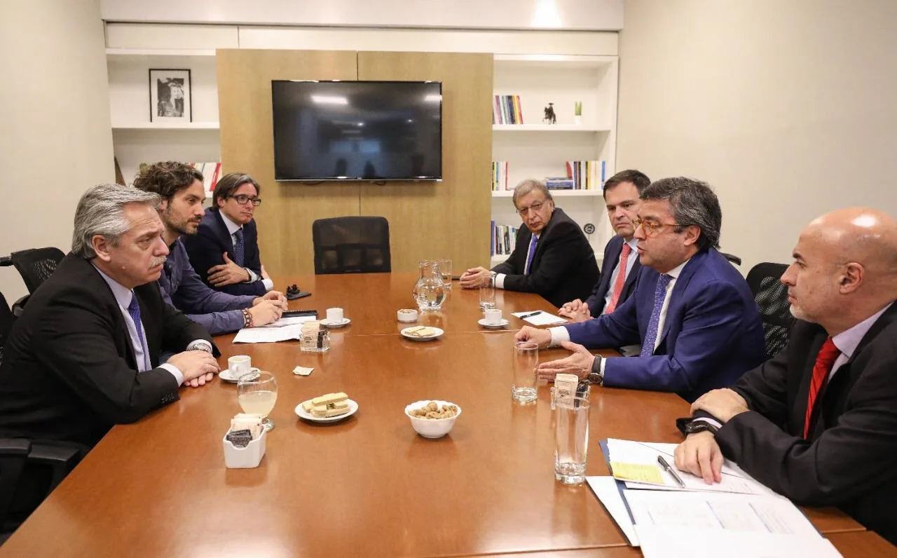 Alberto Fernández recibió a cúpula del Banco Interamericano de Desarrollo (BID)
