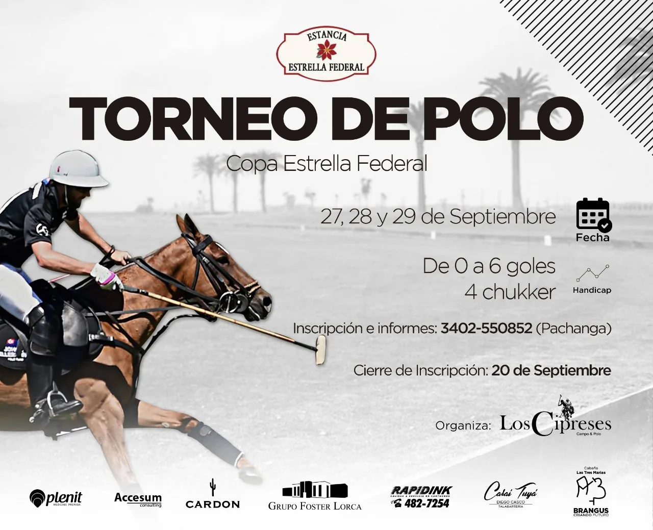 Este viernes arranca la Copa “Estrella Federal”: polo de primer nivel en Ramallo