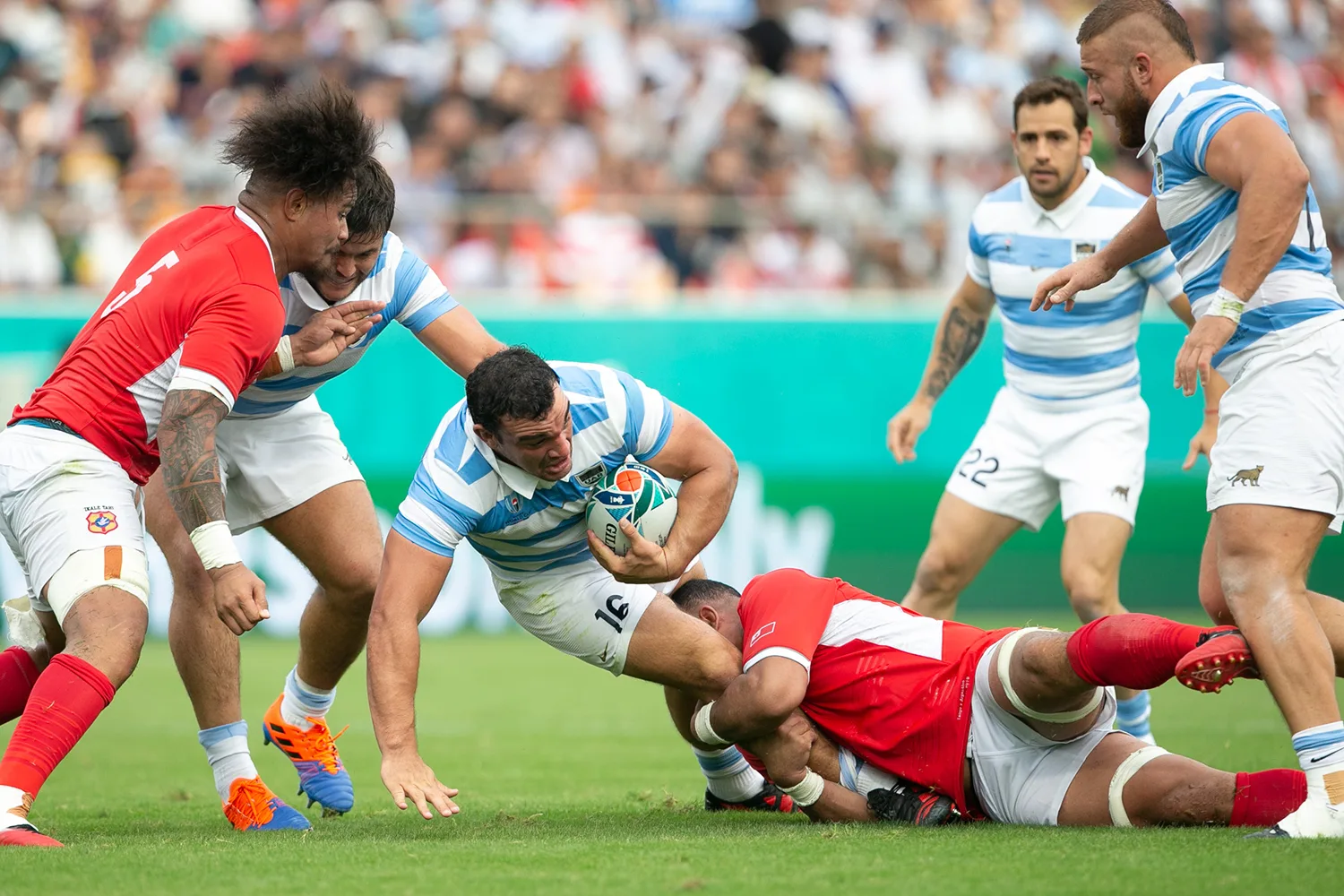 Agustín Creevy hombre récord en Los Pumas