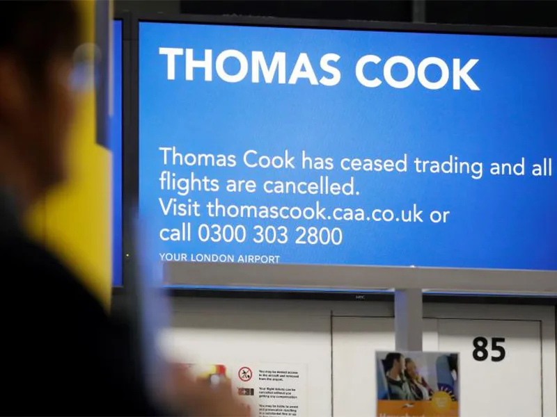 La agencia turística Thomas Cook quebró y dejó a 600 mil personas varadas