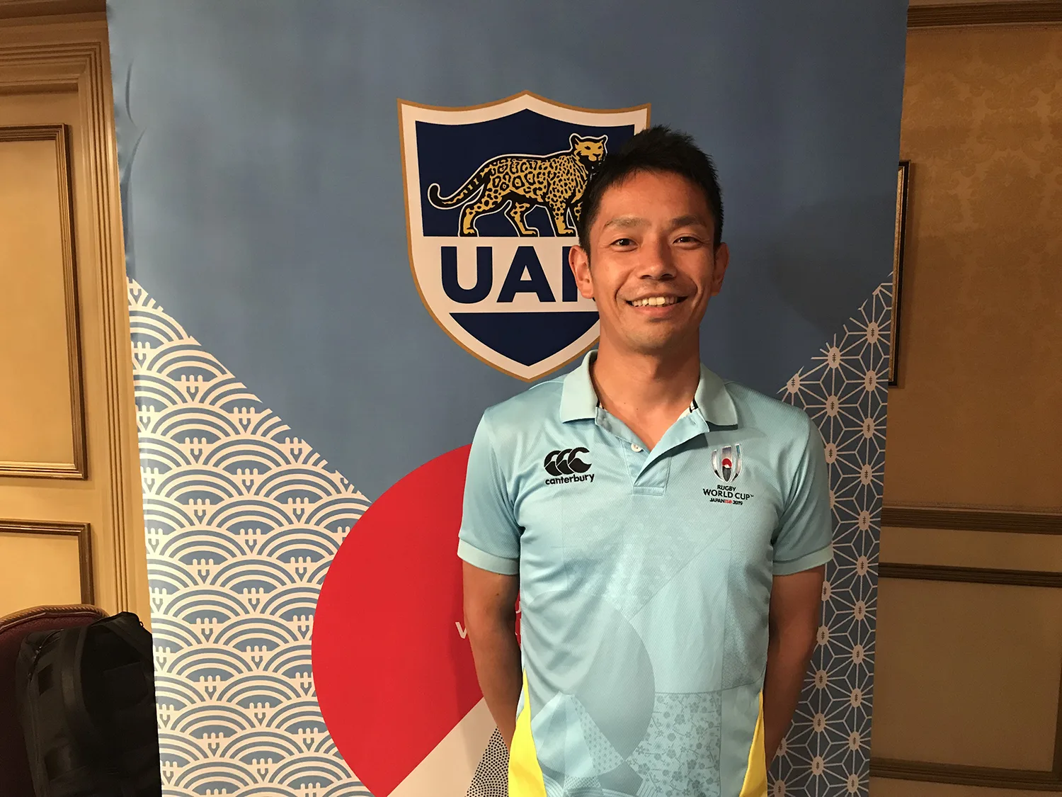 Shintaro el samurái que acompaña a Los Pumas