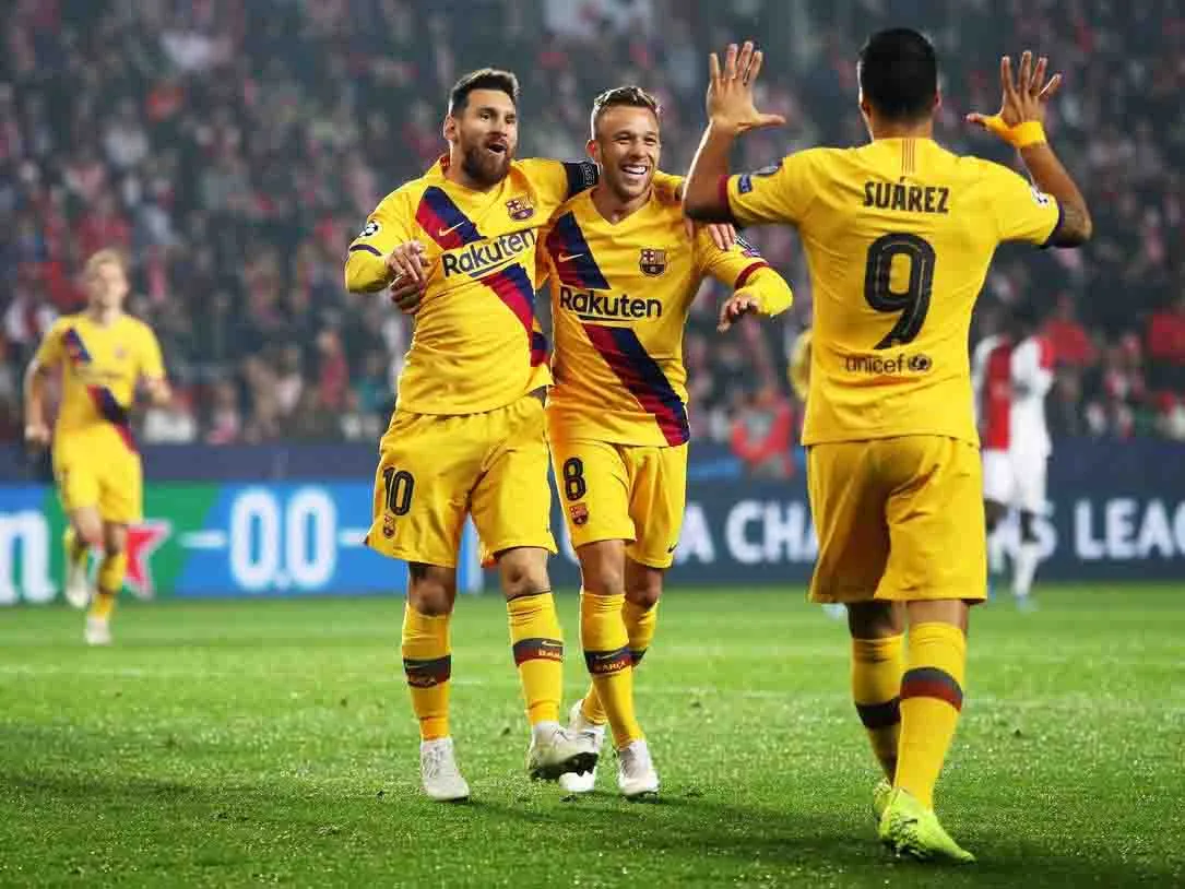 Lautaro marcó en el triunfo de Inter y Messi aportó en la victoria del Barsa