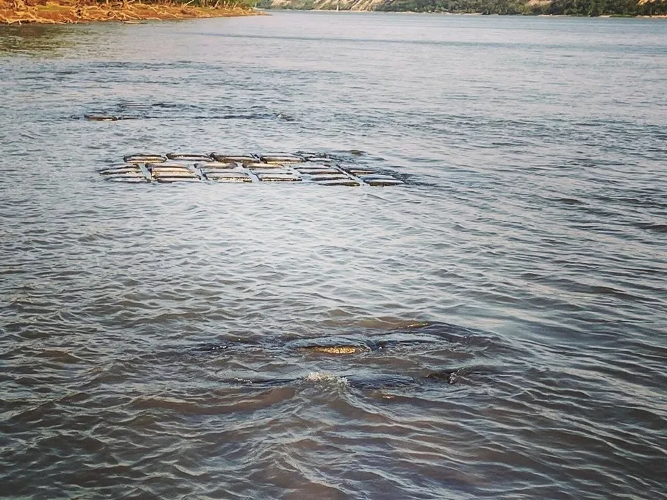 Por la bajante del Paraná, quedó a la vista el túnel subfluvial Santa Fe-Paraná