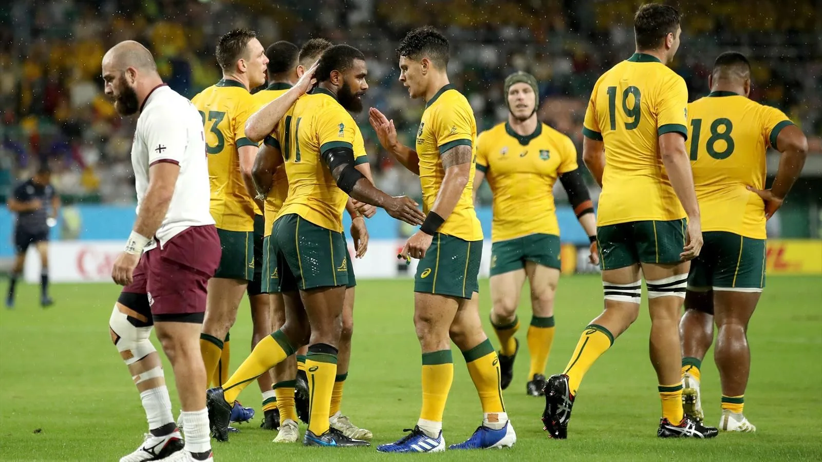 Australia venció a Georgia, le puso presión a Gales y espera rival