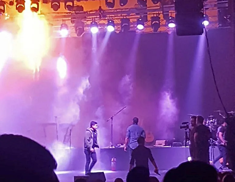 Suspendieron recital de Diego Torres en Salta cuando se incendiaba el escenario