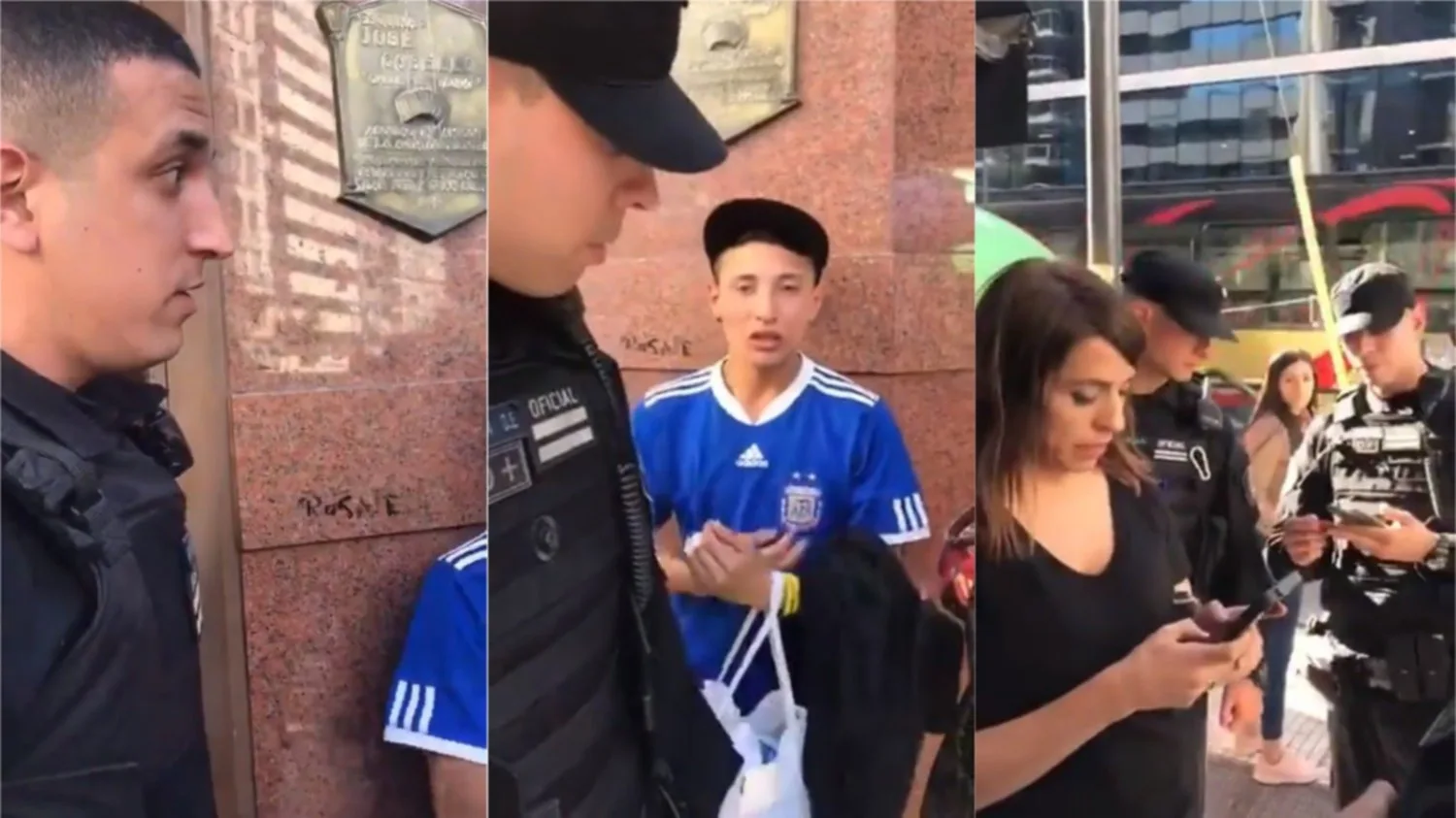 Donda enfrentó a policías que detuvieron a un joven que vendía en la calle