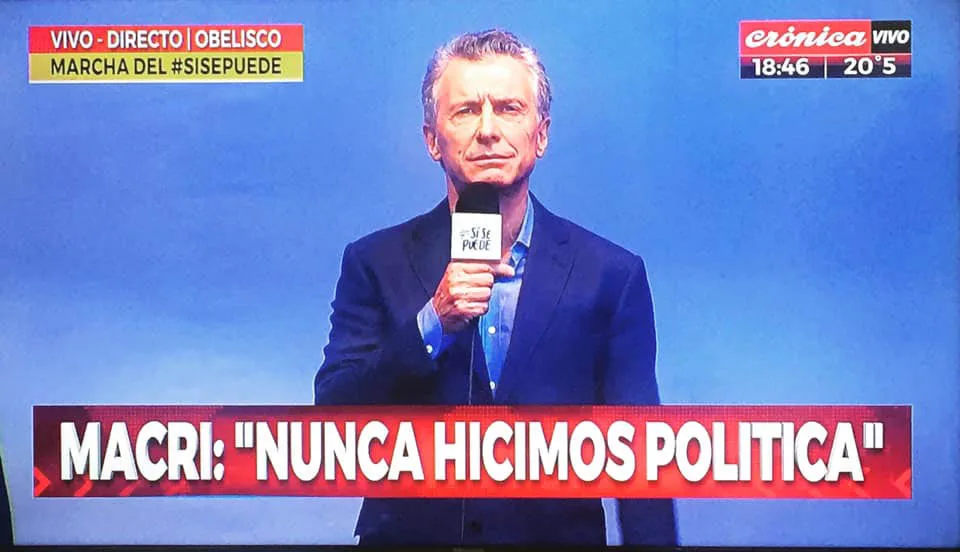 Macri en el Obelisco: "Los problemas no se resuelven volviendo al pasado"