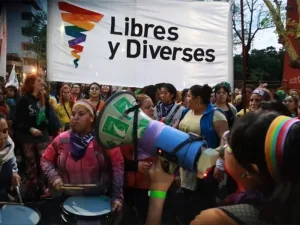 Encuentro: mujeres y disidencias marcharon contra los travesticidios