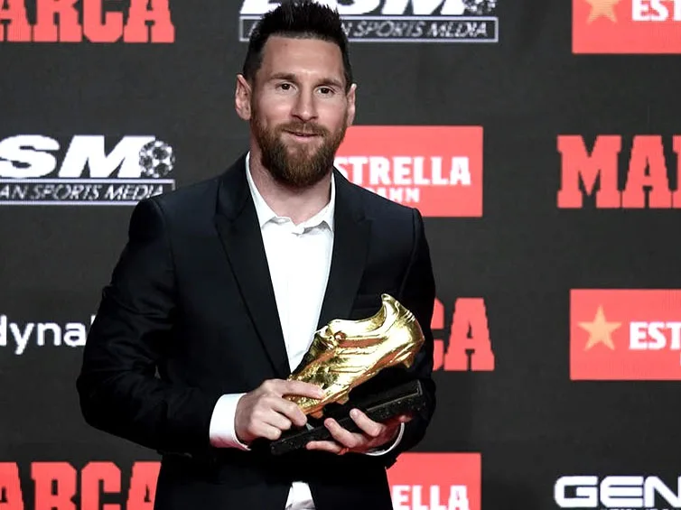 Messi agradeció a sus compañeros de Barcelona al recibir su sexto Botín de Oro