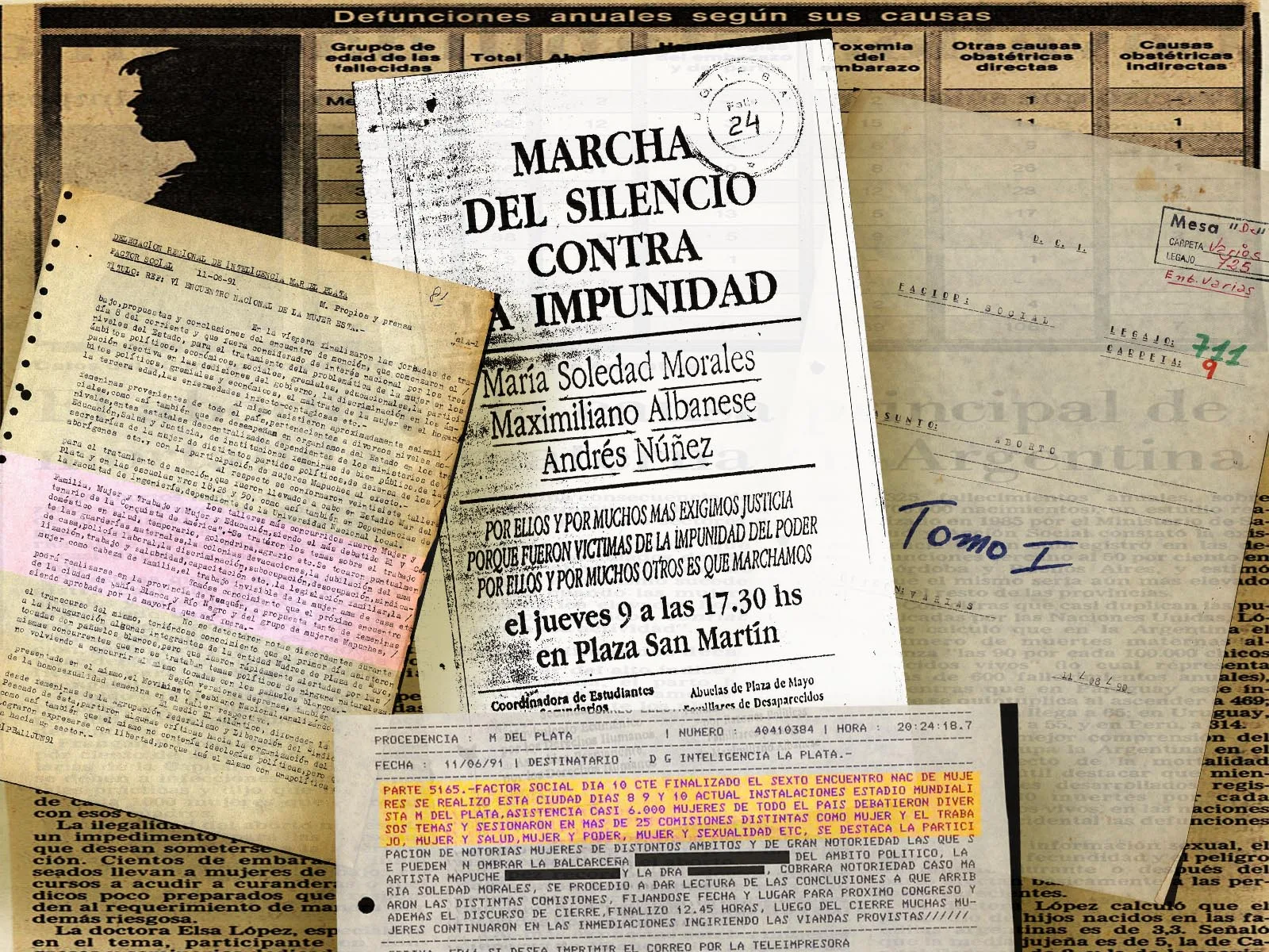 Cómo los servicios de inteligencia de la dictadura espiaban a las feministas