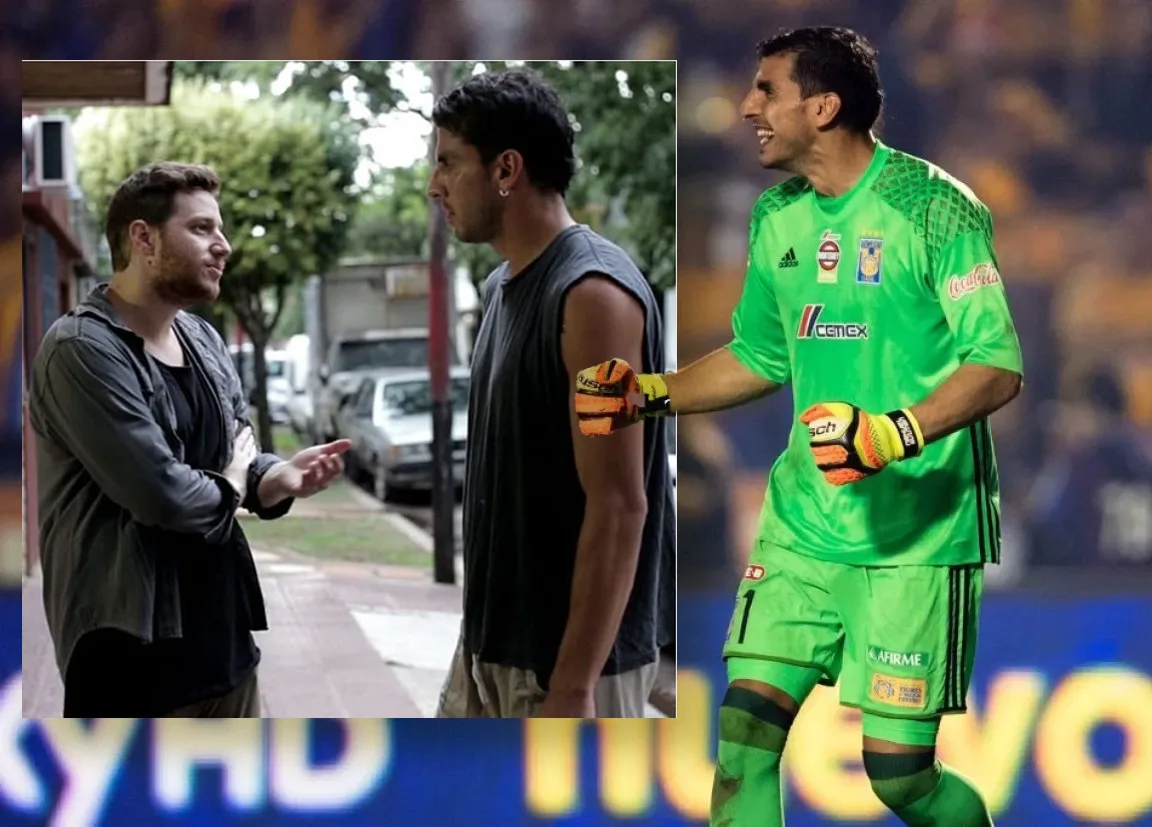 El Patón ataja guión: el rosarino Nahuel Guzmán actúa en la serie web "Tom Gon"