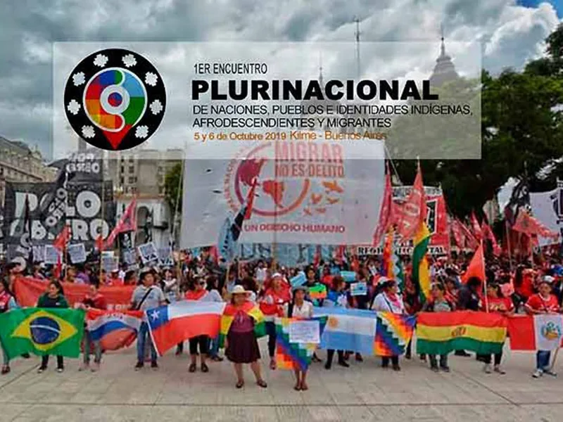 Pueblos originarios cerraron el Primer Encuentro Plurinacional en Quilmes