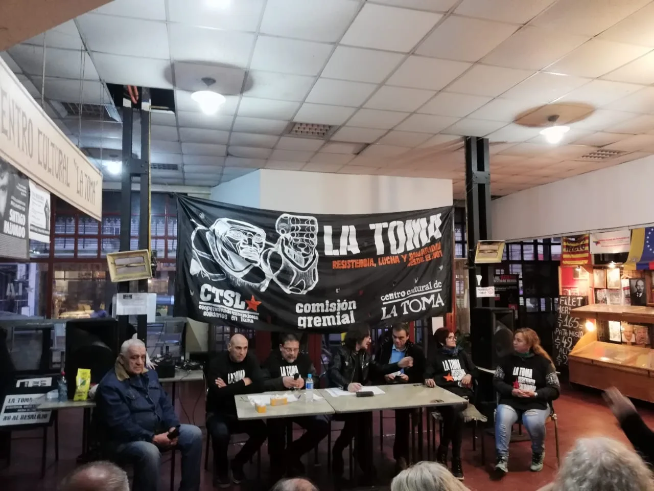 Este viernes se hará un nuevo acto contra el desalojo en La Toma
