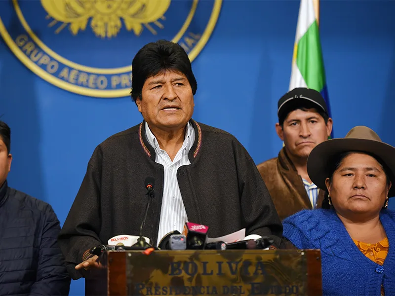 La derecha y el Ejército dieron un golpe de Estado contra Evo Morales